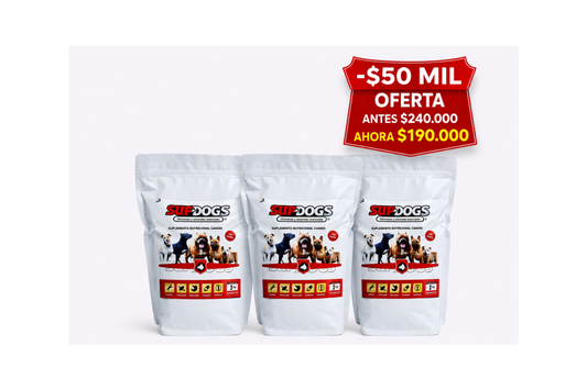 Suplemento nutricional por 1Kg x 3