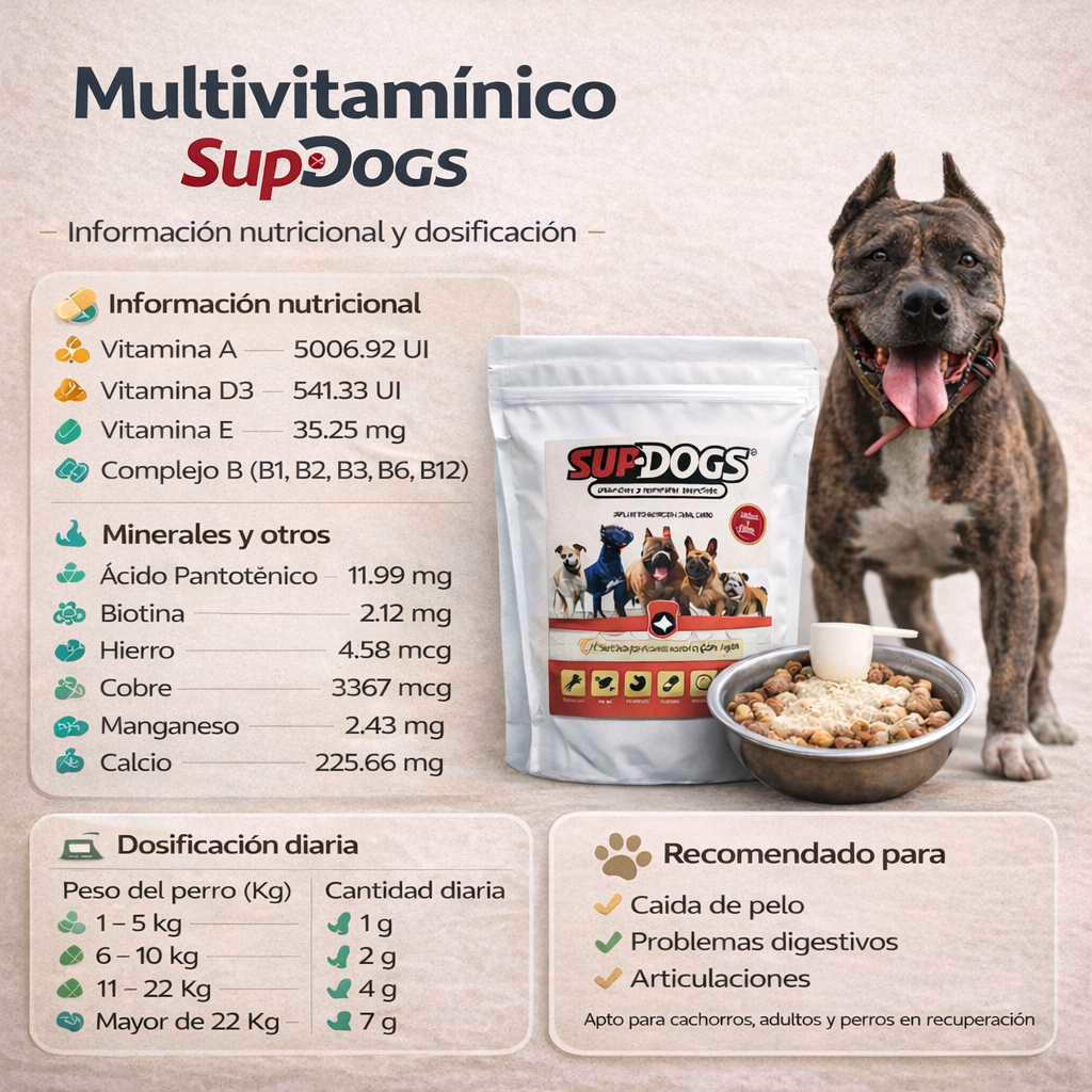 Supdogs x 3 unidades de 500 gramos